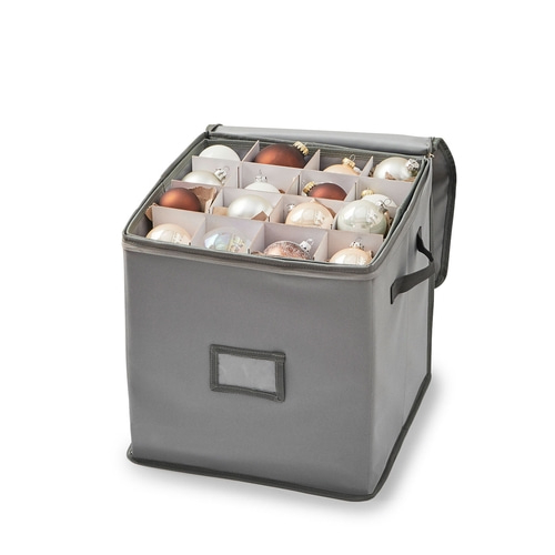 BETTY BOSSI Deko-Organizer 33x33x35 cm Aufbewahrungsbox Deko Grau