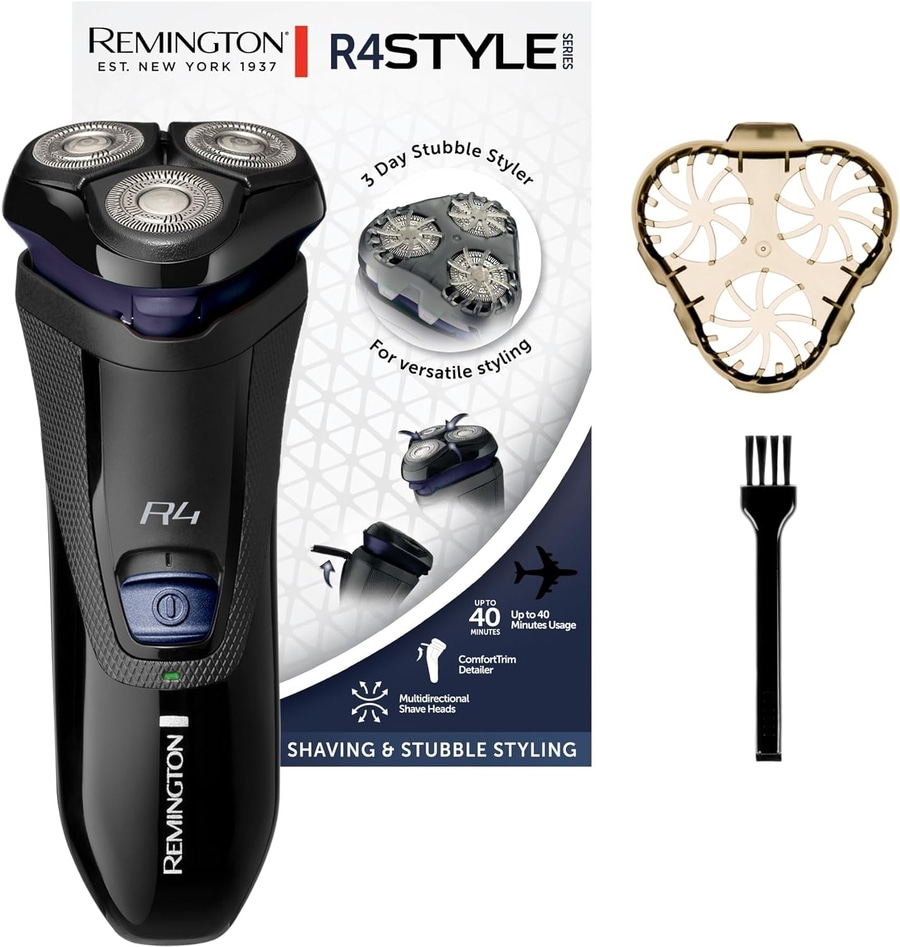 REMINGTON Rasierer R4 Style Series R4002 Rotationsrasierer Trimmer 3-Tage-Bart