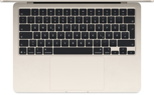 APPLE MacBook Air 13,6 Zoll 256 GB 16GB RAM Apple M4 MW0Y3D/A Polarstern B-Ware