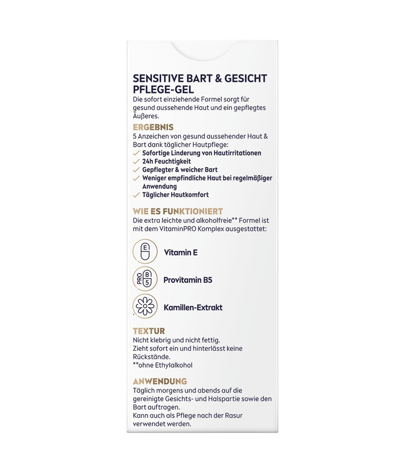 NIVEA MEN Bart & Gesichtspflege Gel Sensitive 24h Feuchtigkeit lindernd 2 x 50ml