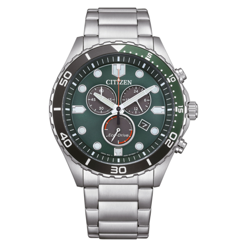 CITIZEN Herren Armbanduhr AT2561-81X Solar Eco-Drive Chronograph 43mm B-Ware
