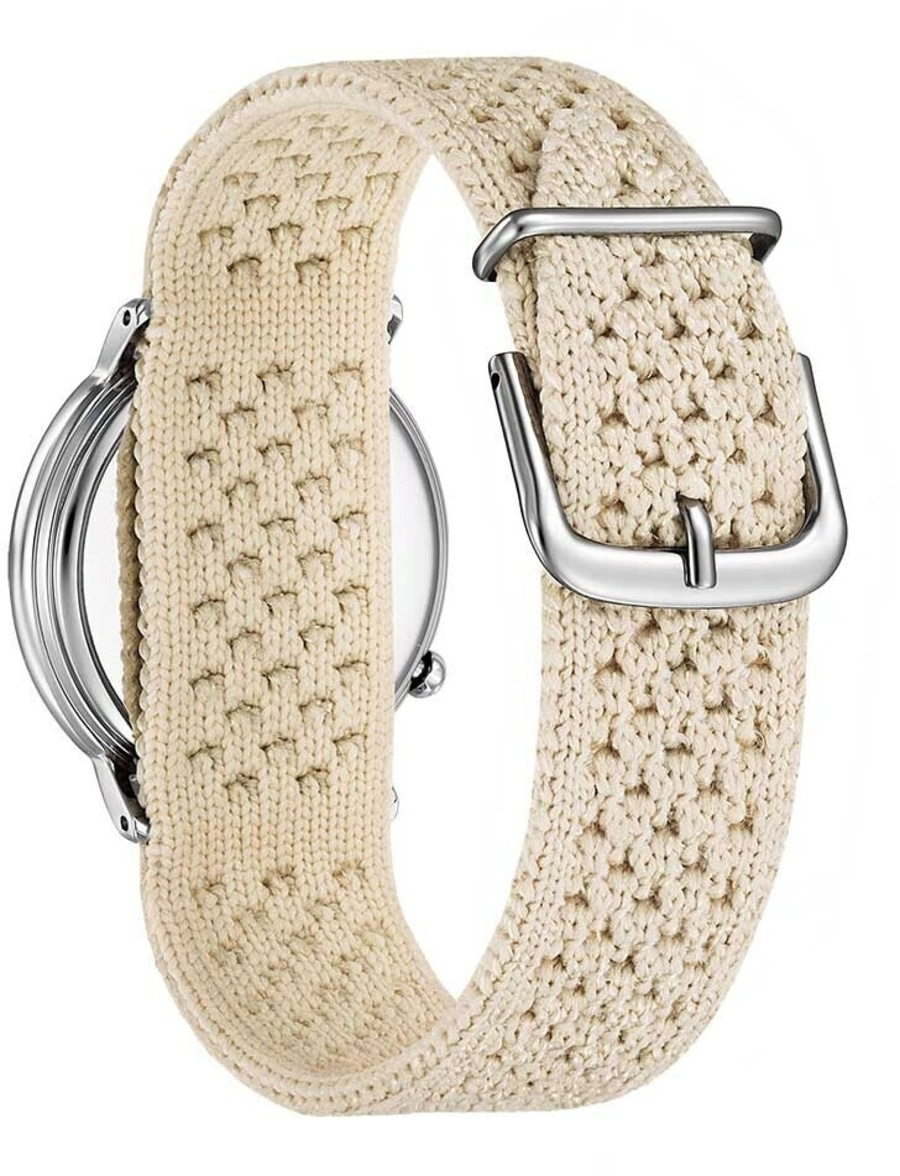 CITIZEN Damen Armbanduhr EM1006-40A Eco-Drive 34mm gestricktes Armband B-WARE