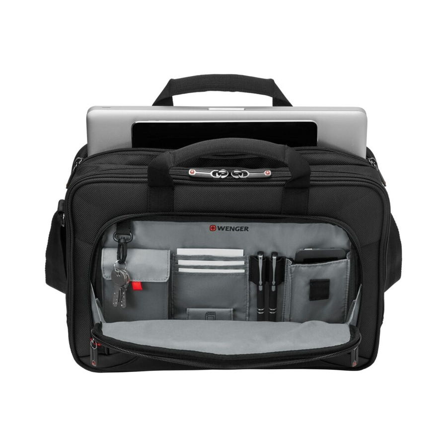WENGER Laptop-Aktentasche Prospectus 16" Laptop Tablet-Fach 15 Liter Schwarz