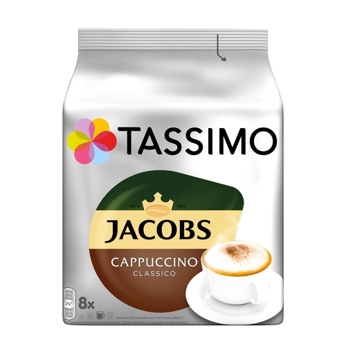 TASSIMO Kapseln Jacobs Cappuccino Classico T Discs 5x8 Getränke Kaffeekapseln
