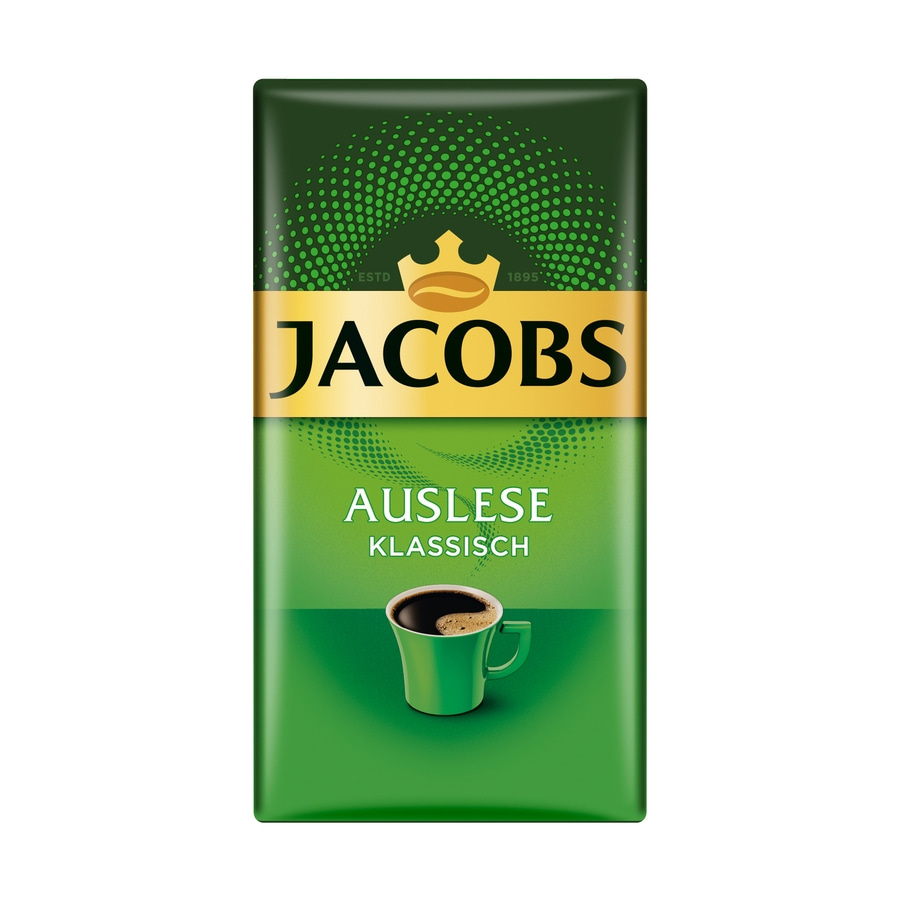 JACOBS Filterkaffee Auslese Klassisch 8x500g Kaffee gemahlen + 1 Becher + 1 Dose