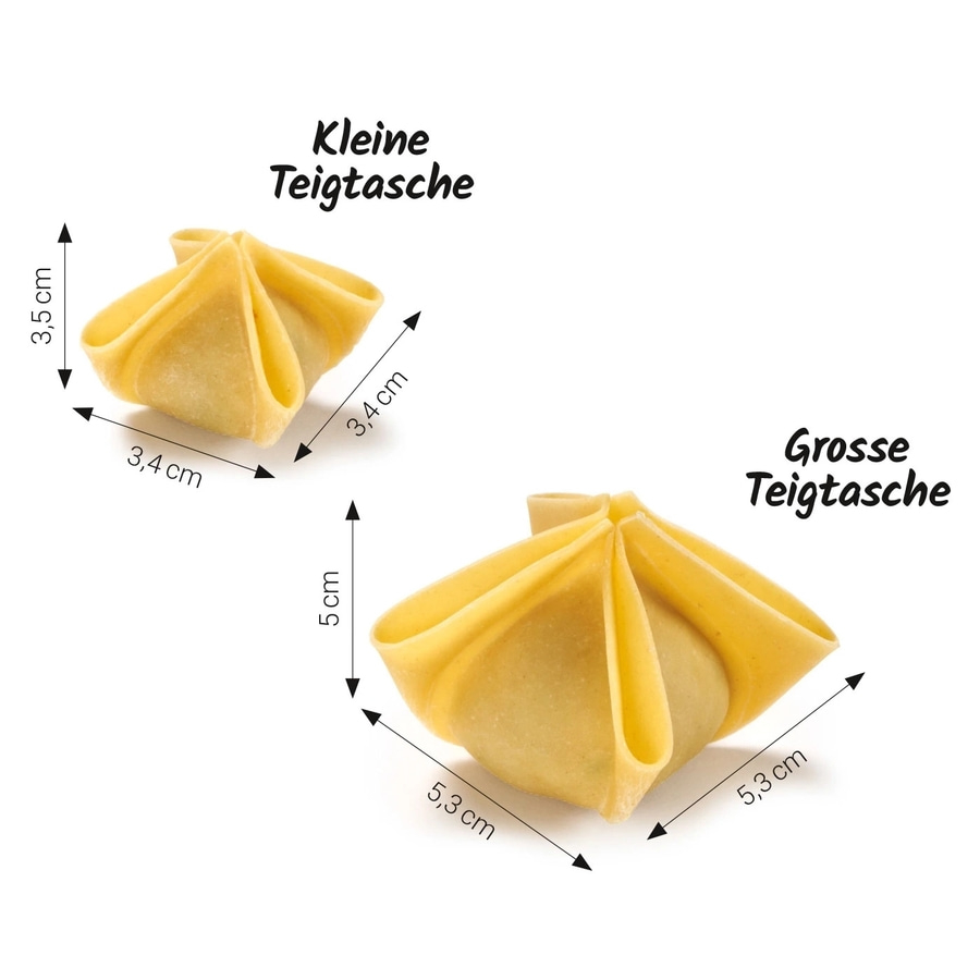 BETTY BOSSI Dumpling Maker Teigformer aus Kunststoff Metall Violett Weiß NEU