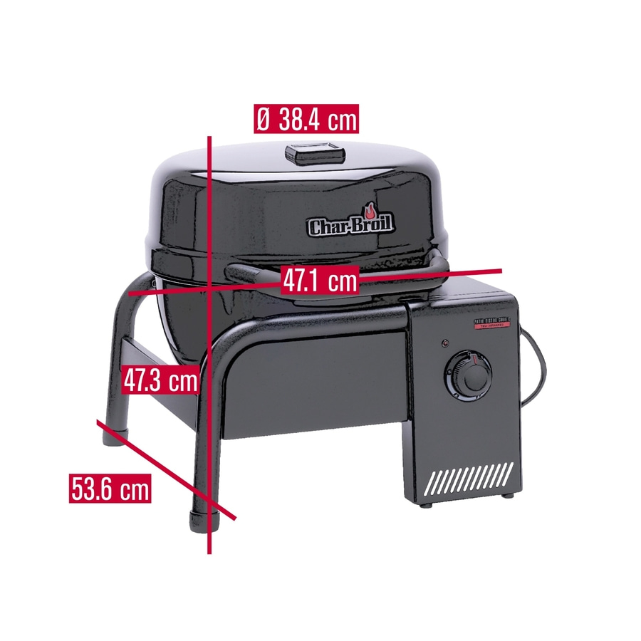 Char-Broil Elektrogrill PATIO BISTRO CUBE E bis 320 °C BBQ Grill tragbar schwarz