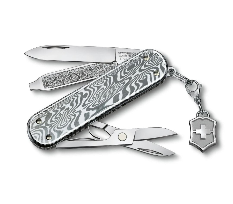 VICTORINOX Schweizer Taschenmesser Damaststeel Classic SD Brilliant Odin Heim