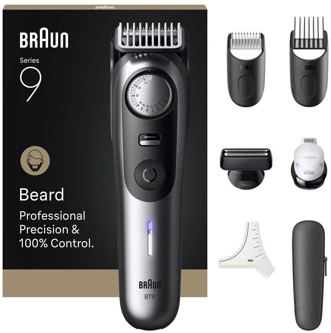 Braun Bartschneider Series 9 BT9 mit Zubehör
