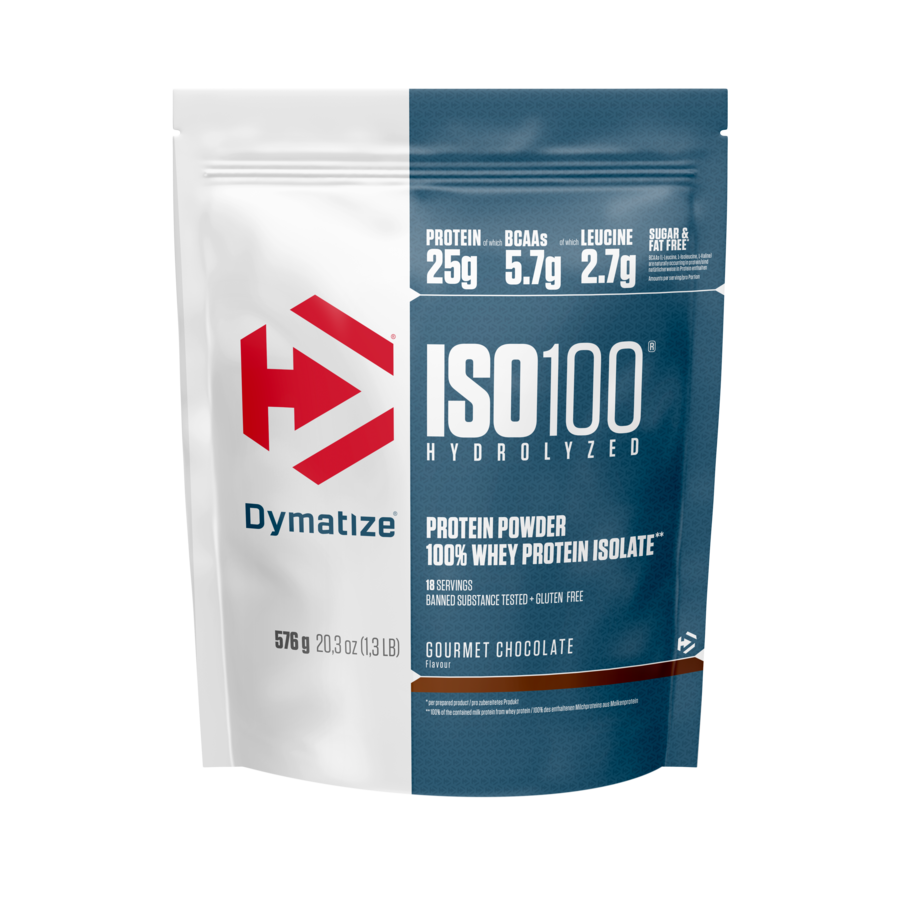 DYMATIZE Whey Protein Pulver Shake ISO 100 Hydrolyzed Gourmet Chocolate 576 g