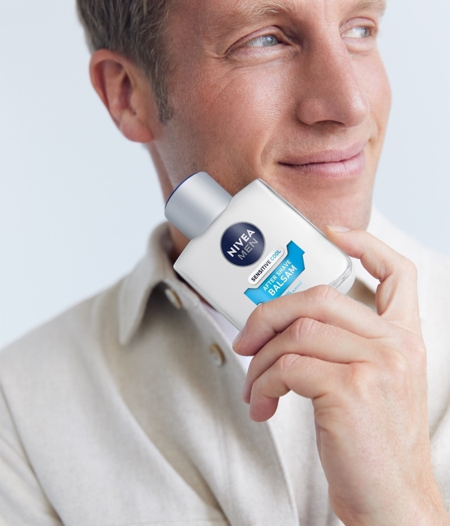 NIVEA MEN After Shave Sensitive Cool Balsam mild erfrischend 0% Alkohol 2x 100ml