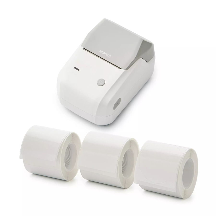 Betty Bossi Mobiler Etikettendrucker bis 5 cm Thermodrucker Bluetooth Akku USB-C