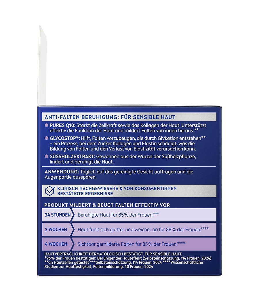 NIVEA Q10 Anti-Falten Power Sensitive Nachtpflege 50ml