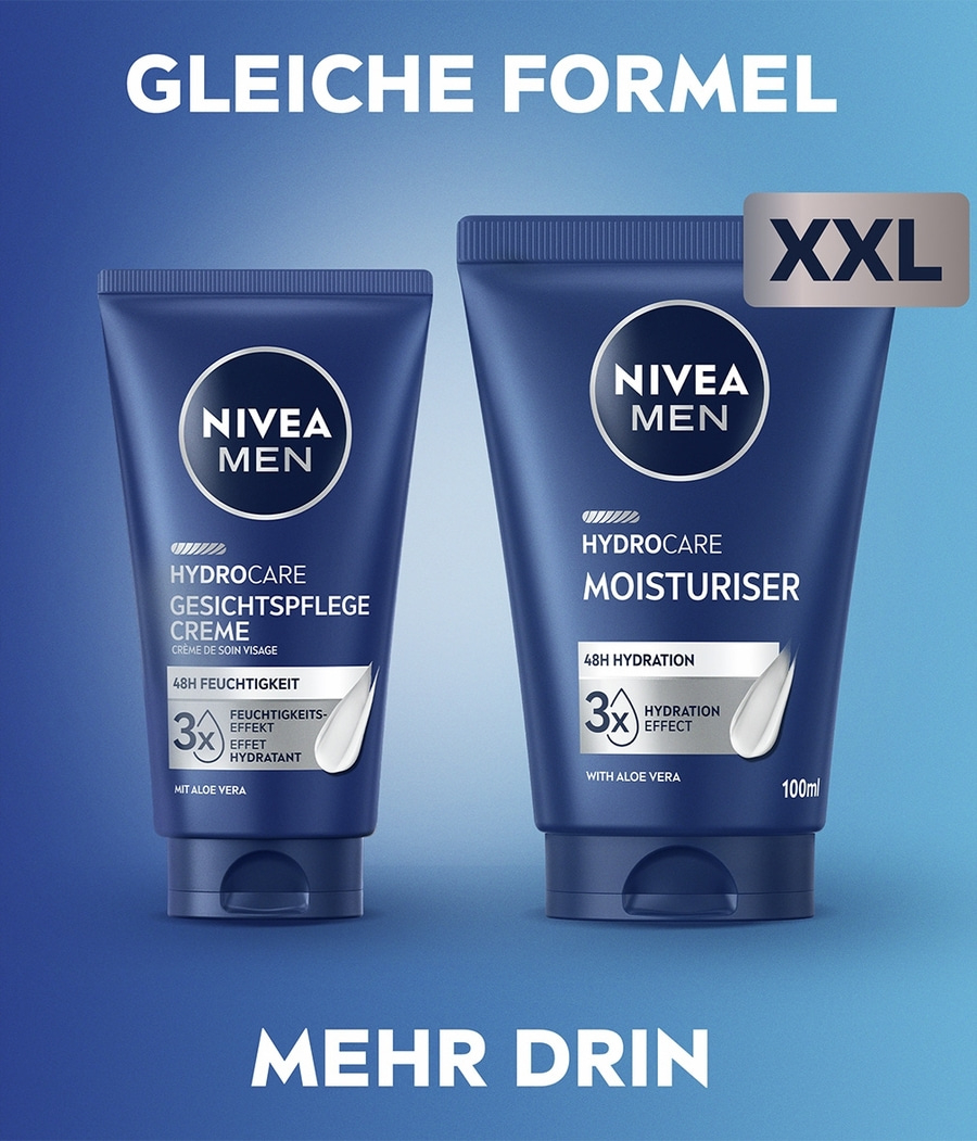 Nivea Men Hydro Care Gesichtscreme und Moisturiser XXL 
