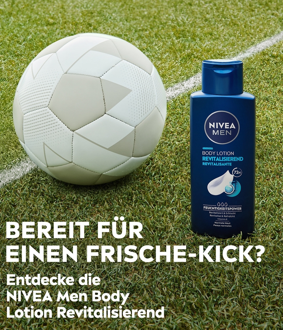 NIVEA MEN Body Lotion Revitalisierend Erfrischend 24h Feuchtigkeit 3 x 250 ml