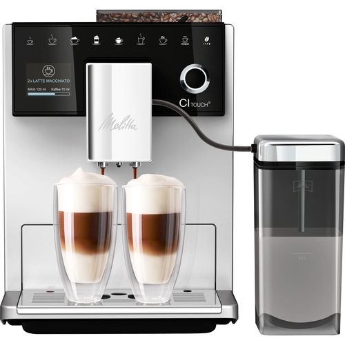 MELITTA Kaffeevollautomat CI Touch silber 630-111 1400 W 10 Kaffeerezepte