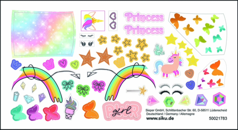 SIKU Fiat 500 MINI Countryman VW T5 3er Set Modellfahrzeuge Spielzeugmodell