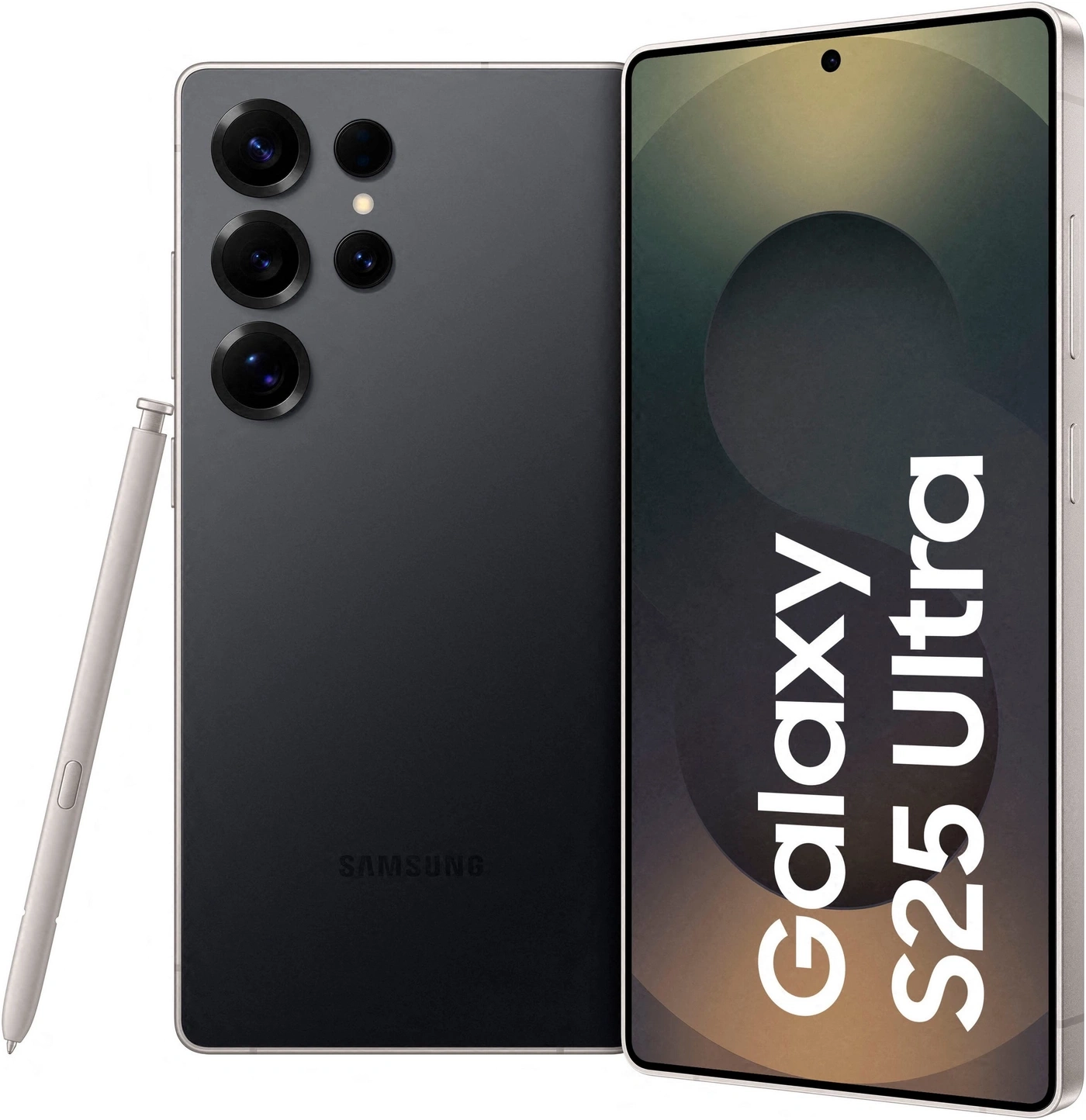 Ein Samsung Galaxy S25 Ultra Smartphone mit S Pen in Anthrazit