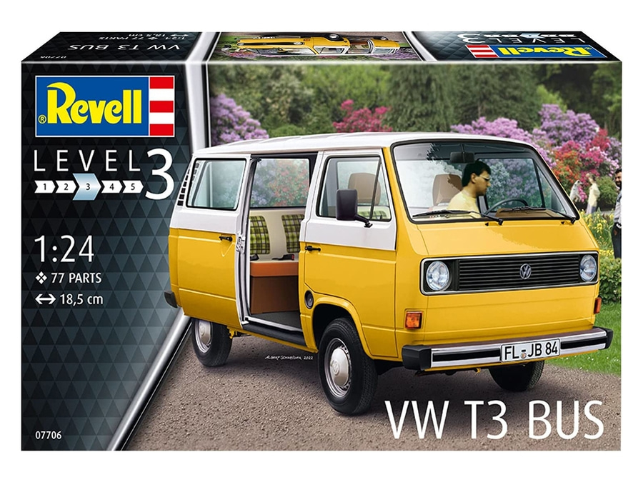 REVELL Modellbausatz VW T3 Bus 07706 Modellauto Volkswagen Bus ab 10 Jahren NEU