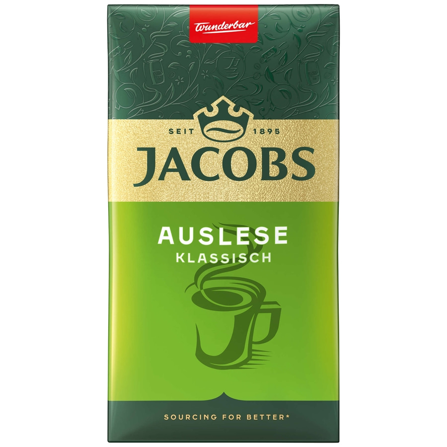 JACOBS Filterkaffee Auslese Klassisch 12x500g Pulver-Kaffee gemahlen Röstkaffee