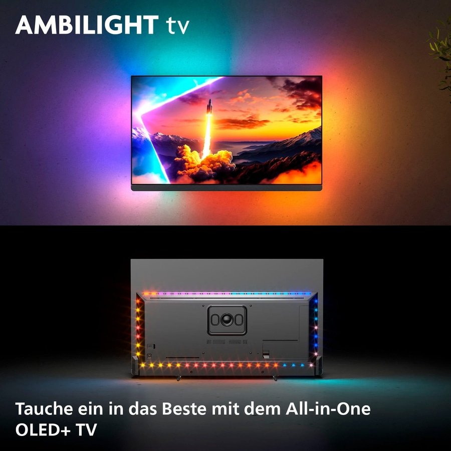 PHILIPS 65 Zoll OLED TV 65OLED910/12 Ultraflacher 4K UHD OLED+ Fernseher