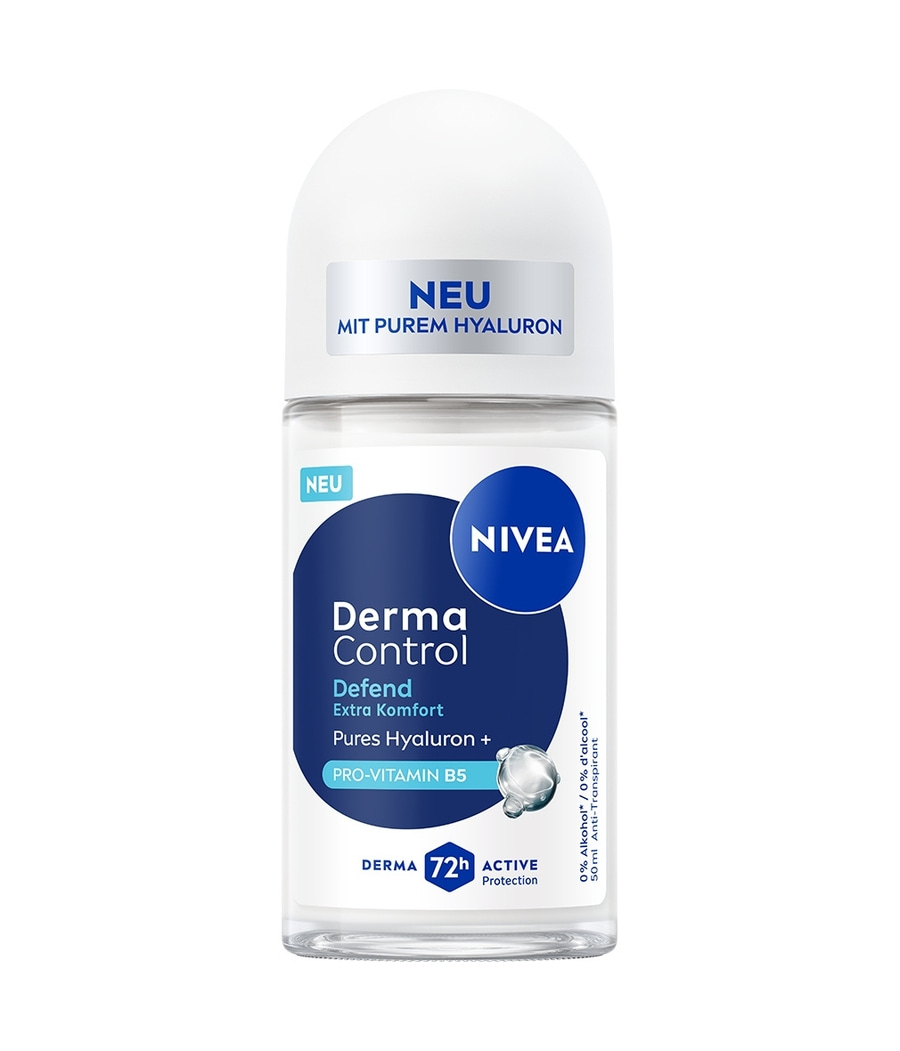 NIVEA Deodorant Derma Control Defend Roll-On 6 x 50ml