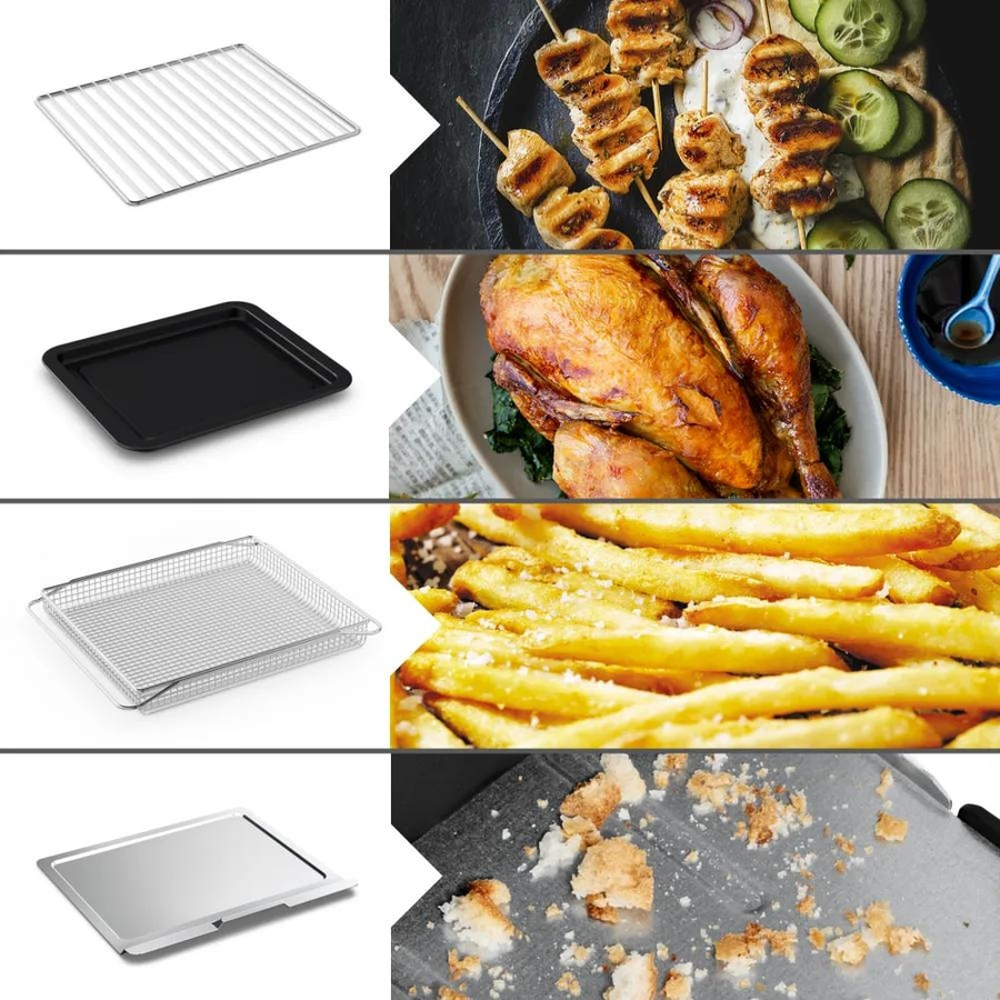 TEFAL Multifunktionsofen Heißluftfritteuse Air Fryer Backofen 20 Liter FW605810