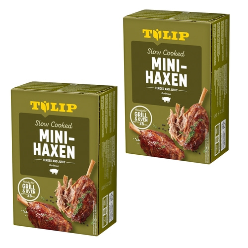 TULIP 2x Mini-Haxe 500g Vakuumverpackt und im Backofen oder Grill zubereitet