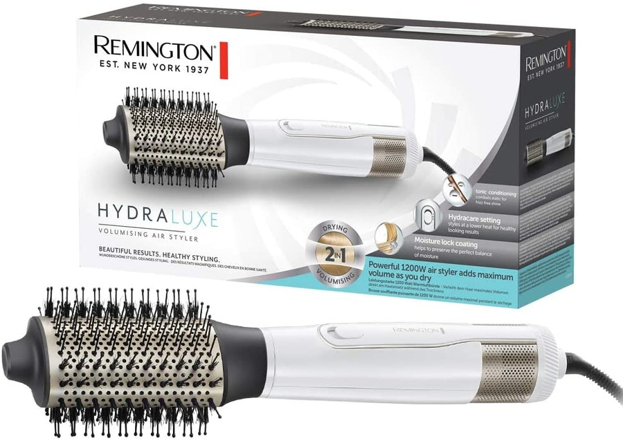 REMINGTON Warmluftstyler AS8901 Hydraluxe Haartrockner & Volumenbürste 1200W