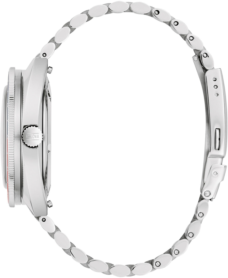 BULOVA 96B405 Armbanduhr Automatikuhr 41 mm Edelstahl Saphirglas B-Ware