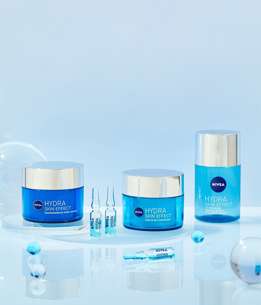 NIVEA Hydra Skin Effect regenerierende Gel Creme Nachtpflege pures Hyaluron 50ml