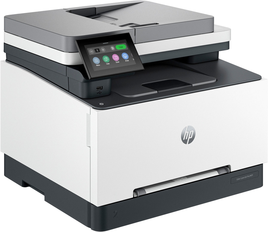 HP Color LaserJet Pro MFP Drucker, Multifunktionsdrucker, Bürogerät, weiß-grau