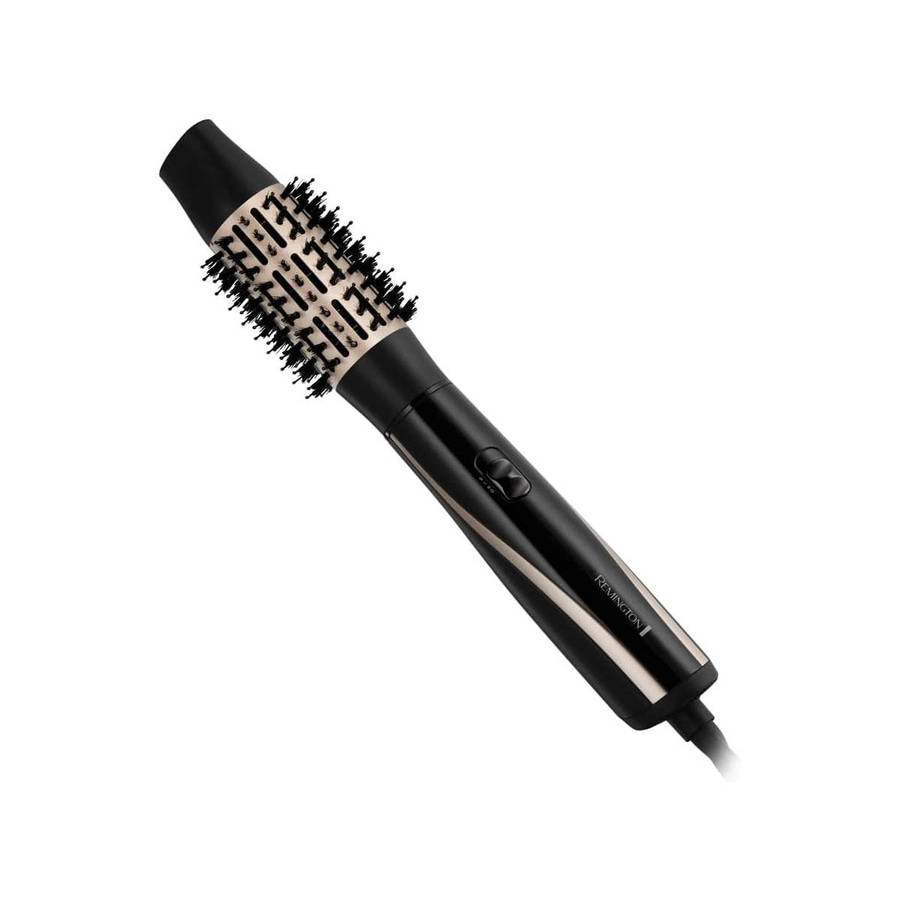 Haarbürste von Remington, schwarz und goldfarben, mit Kabel, für Styling