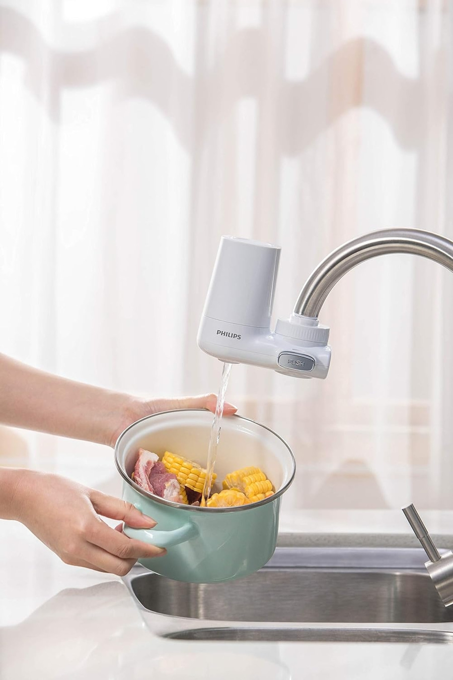 PHILIPS Wasserhahnfilter Wasserfilter Ultra AWP3753/10 Leitungswasser Filter