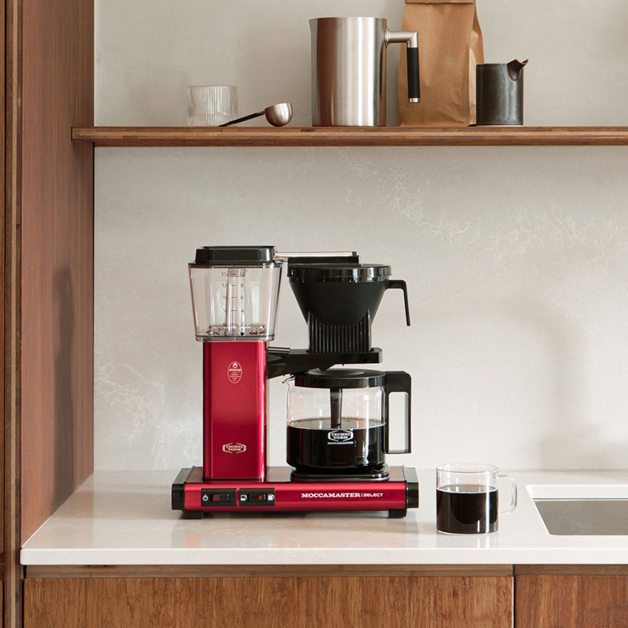 MOCCAMASTER Filterkaffeemaschine KBG Select Red Metallic 1,25L rot NEU