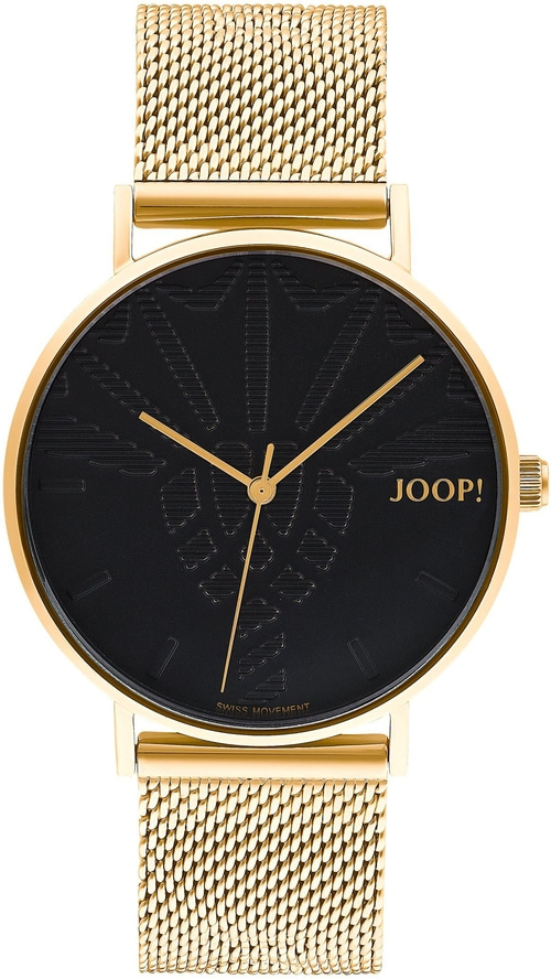JOOP! Damen Armbanduhr Quarzuhr 2033714 Damenuhr Edelstahl goldfarbend