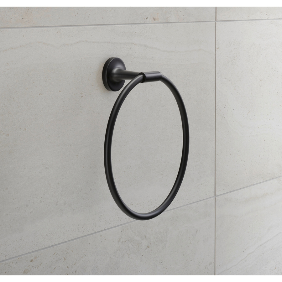 DURAVIT Handtuchhalter Starck T Handtuchring Schwarz Matt NEU