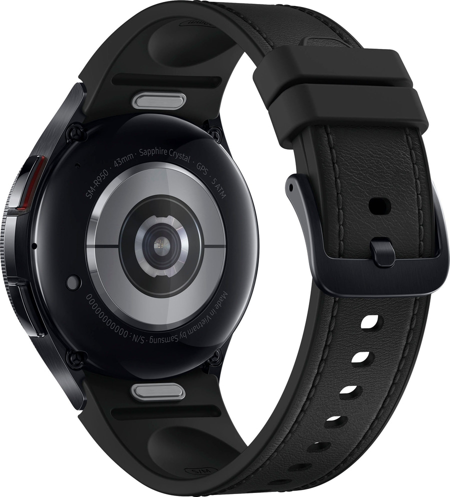 SAMSUNG Galaxy Watch6 Classic Smartwatch 43 mm Bluetooth NFC schwarz B-WARE