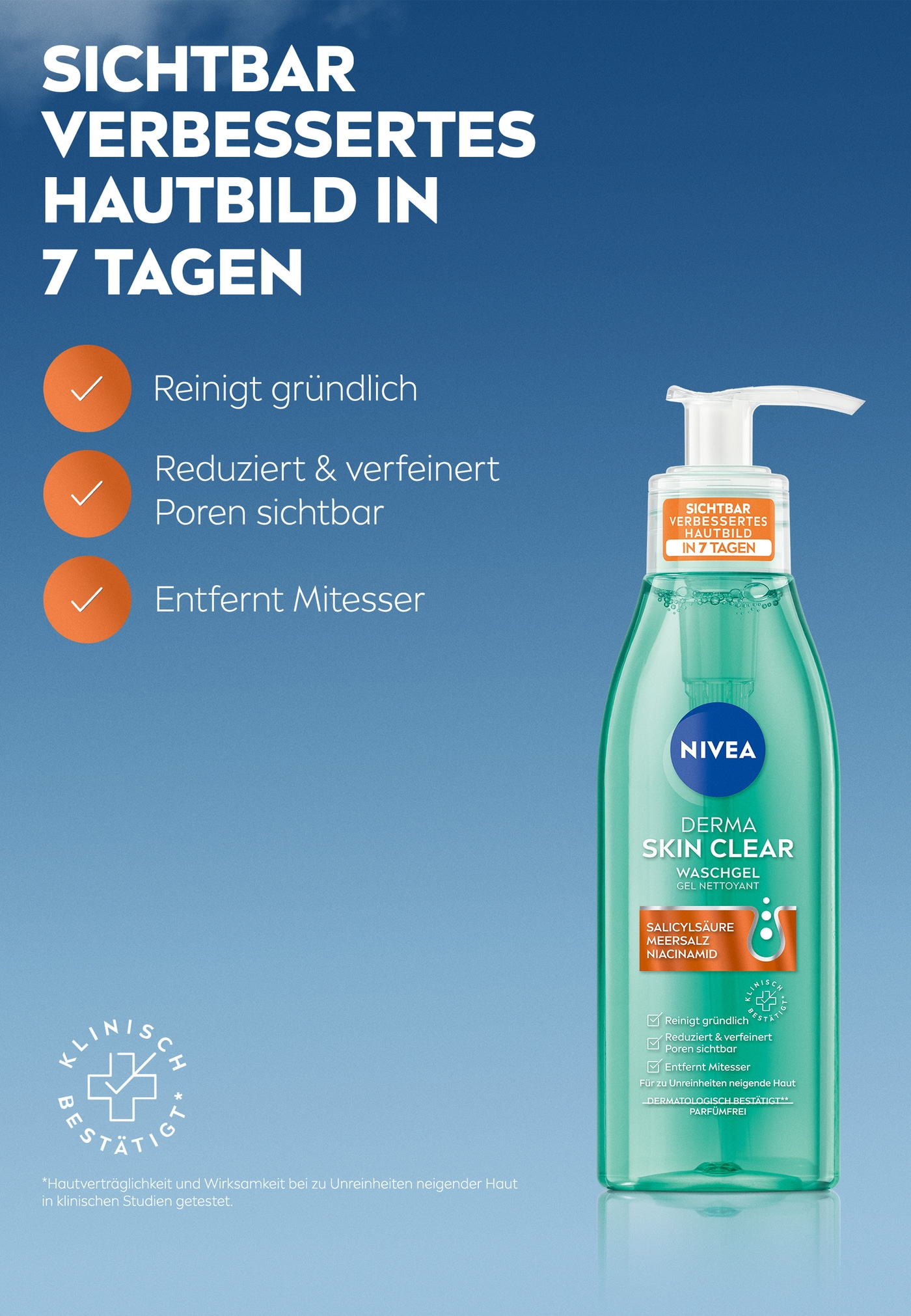 NIVEA DERMA SKIN CLEAR Night Routine Set 3-teilig