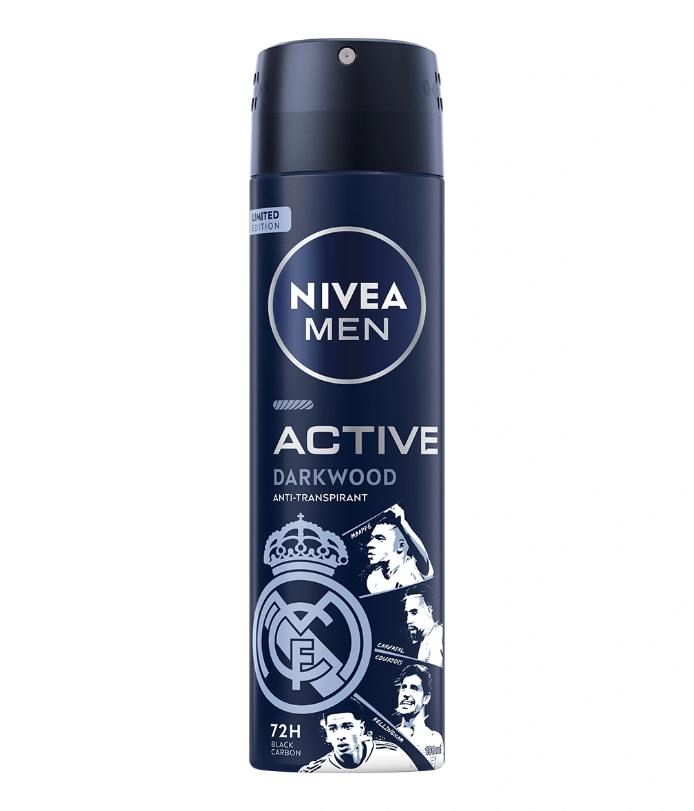 Nivea Men Active Darkwood Deodorant mit Fußballspielern