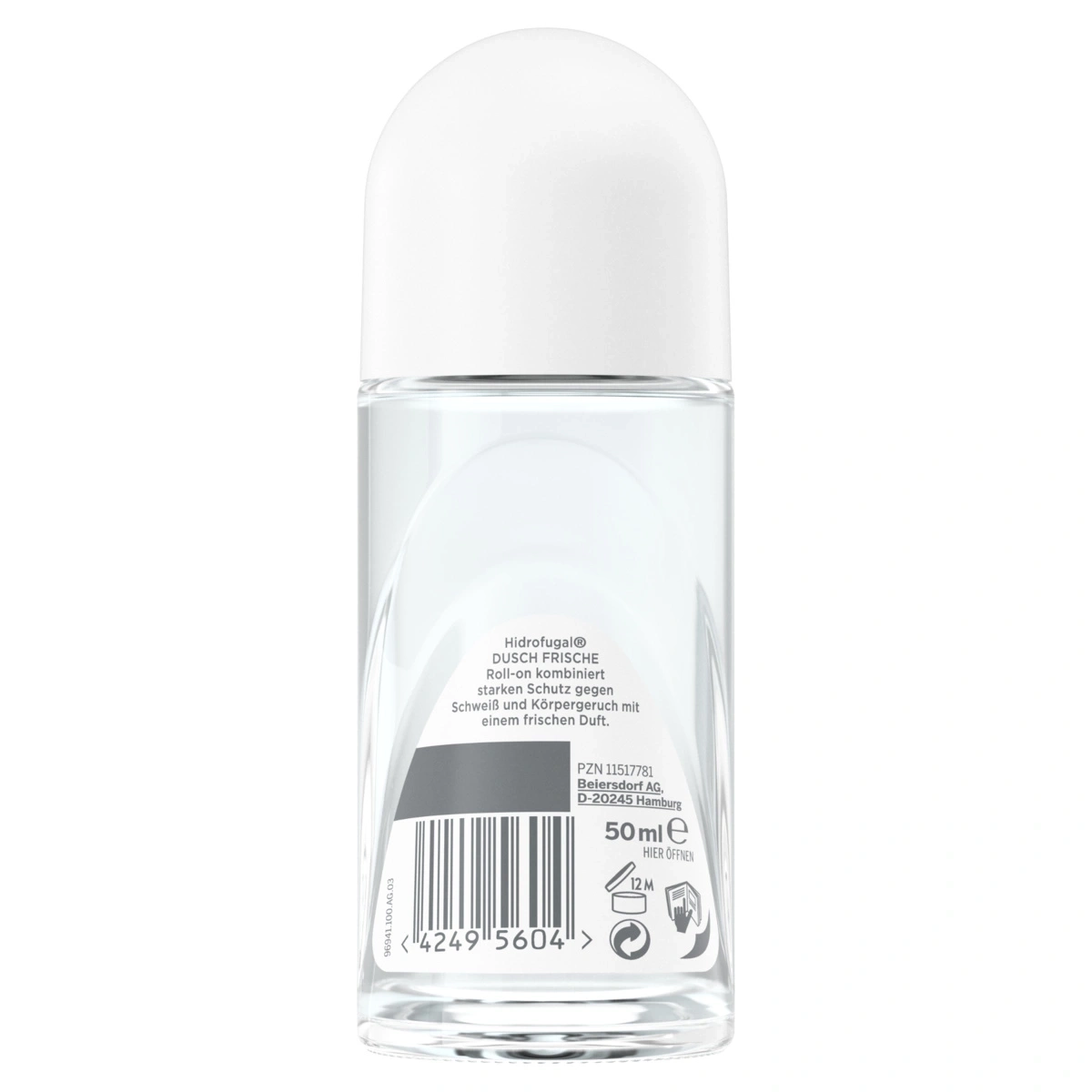 Rolf-on Antitranspirant-Flasche mit Etikett.