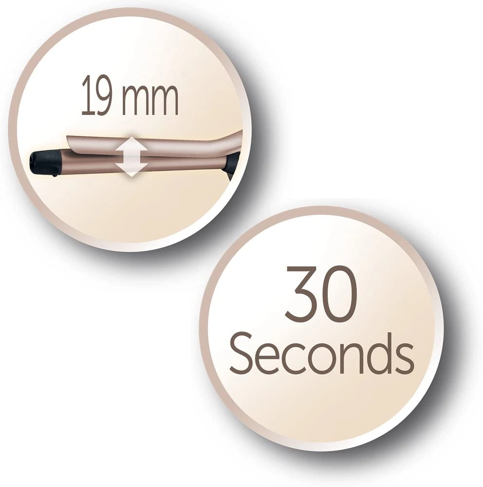 19 mm Lockenstab in 30 Sekunden