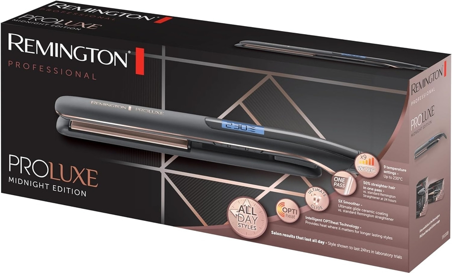 REMINGTON Haarglätter Glätteisen S9100B Proluxe Keramik LCD-Anzeige 150-235 °C