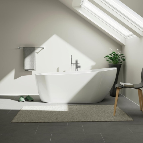 DURAVIT DuraFaro Badewanne 1500x700 mm Oval Wanne Freistehend