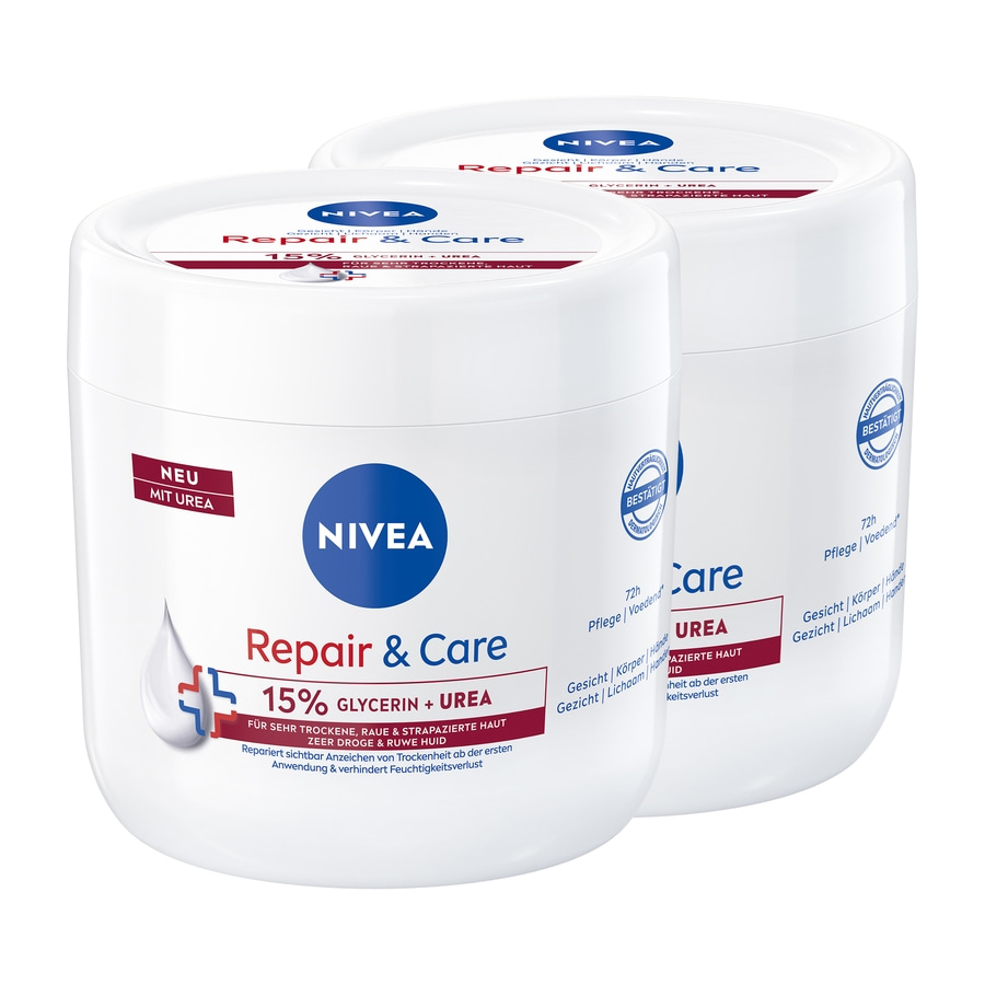 Nivea Repair & Care Creme für trockene Haut mit Urea und Glycerin