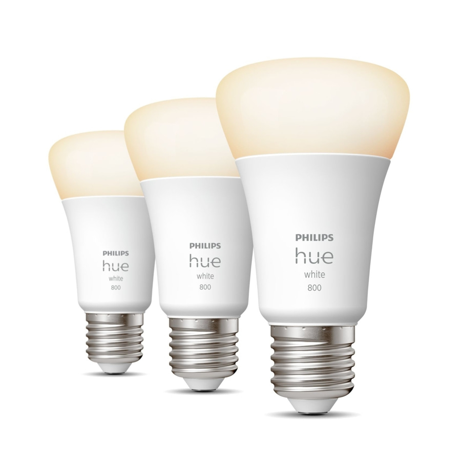 3x PHILIPS Hue E27 LED Leuchtmittel Zigbee A60 Lampe 2700K 806lm 9W white NEU