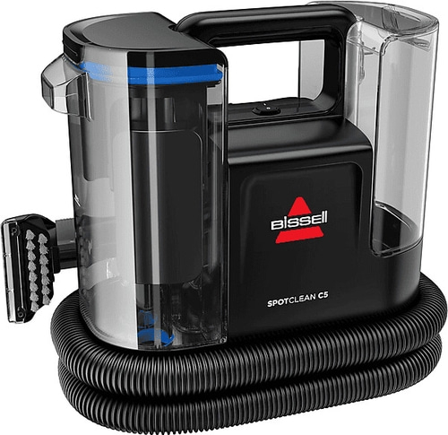 Bissell SpotClean C5, schwarzes Gerät, Schlauch, Griff, Reinigung