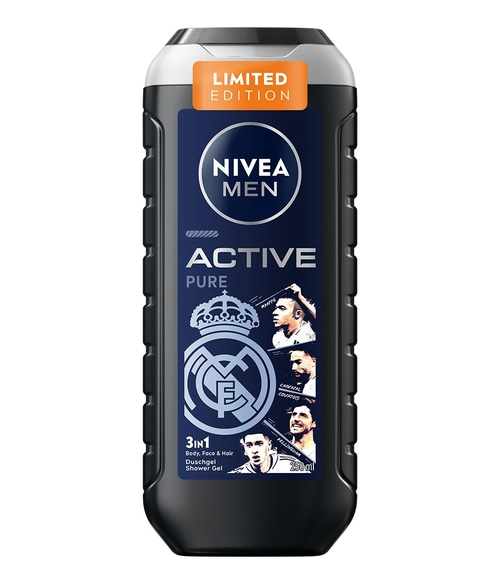 NIVEA MEN Active Pure Real Madrid Limited Edition Duschgel 6 x 250 ml