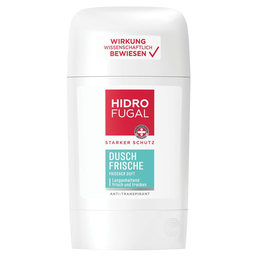 Hidro Fugal Deodorant, Dusch Frische, Anti-Transpirant, wissenschaftlich bewiesen, starker Schutz.