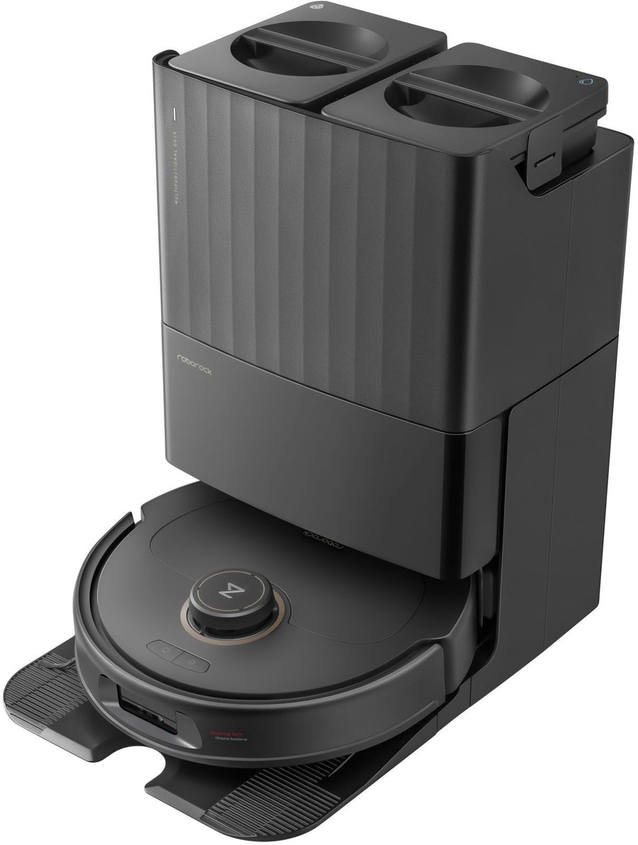 ROBOROCK Nass-Trocken-Saugroboter QREVO MaxV Black 7.000 PA schwarz B-WARE